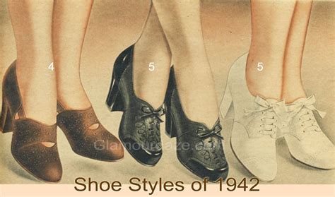 Winter Shoe Styles of 1942. 